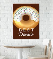 BK Gift Cafe & Bar & Restaurant Konseptli Kanvas Tablo 70x100cm-27