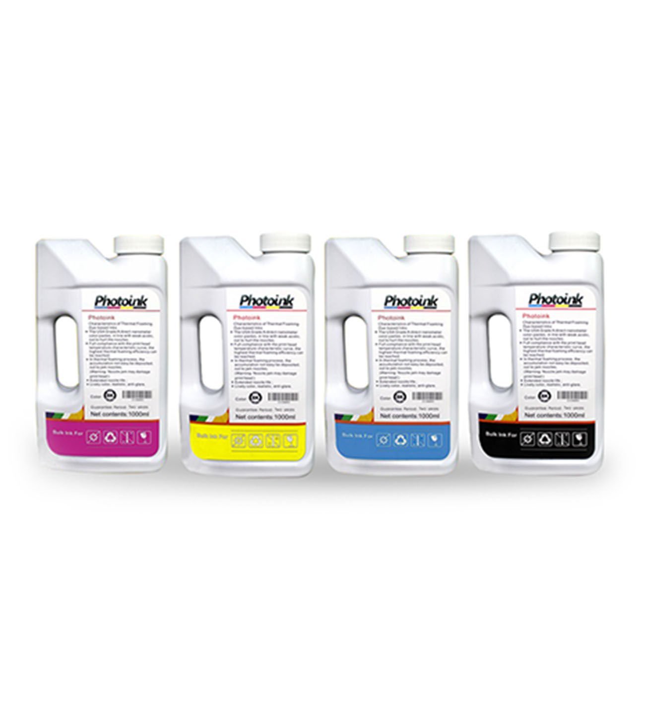 Canon Yazıcılar için uyumlu 4 Renk 1000 ml Mürekkep SETİ (PHOTOINK Akıllı Mürekkep)