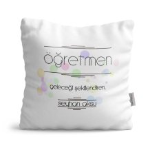 Kişiye Özel Öğretmen Anlamı Dekoratif Yastık - 1