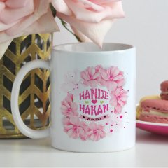 Kişiye Özel Sevgililer Günü Tasarımlı Beyaz Kupa Bardak - 8