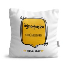 Kişiye Özel Öğretmen Anlamı Dekoratif Yastık - 2