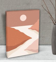 BK Gift Sun Rise Tasarımlı Dekoratif Mini Kanvas Tablo 15x20cm-3