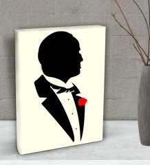 BK Gift The Godfather Tasarımlı Dekoratif Mini Kanvas Tablo 15x20cm-2