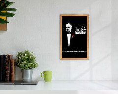 BK Home Godfather Baba Tasarımlı Dekoratif Retro Ahşap Tablo-3