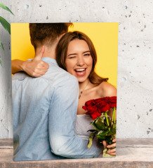 Kişiye Özel Fotoğraflı Dekoratif Mini Kanvas Tablo 15x20cm-1