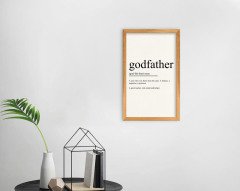 BK Home Godfather Baba Tasarımlı Dekoratif Retro Ahşap Tablo-6