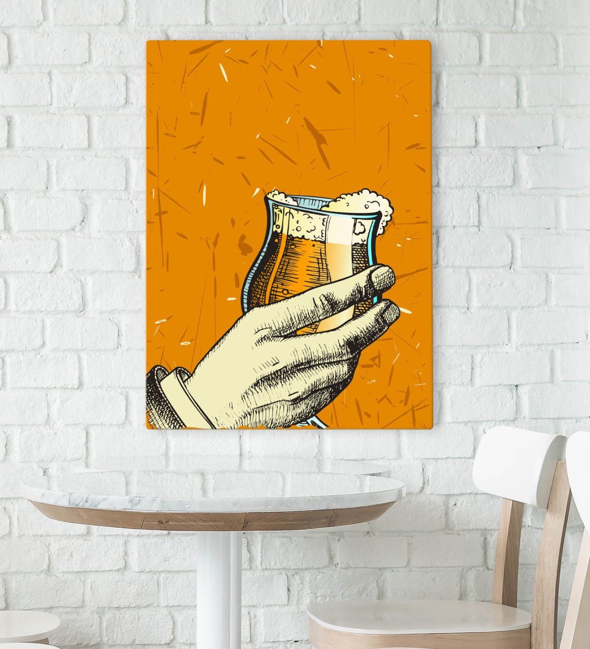 BK Gift Cafe & Bar & Restaurant Konseptli Kanvas Tablo 70x100cm-32