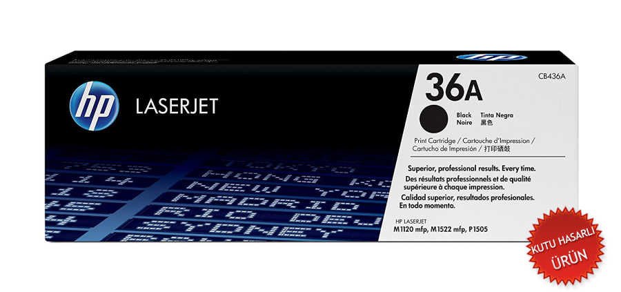 HP CB436A (36A) Orjinal Toner - M1120 / M1522 (C) (T7553)