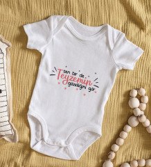 BK Kids Sen Bir de Teyzemin Güzelliğini Gör Tasarımlı Bebek Body Zıbın - Model 1