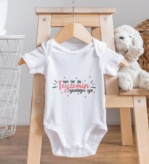 BK Kids Sen Bir de Teyzemin Güzelliğini Gör Tasarımlı Bebek Body Zıbın - Model 1