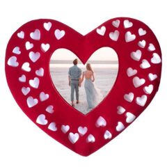 Sublimasyon Kalp Yastık - Lazer Kesim