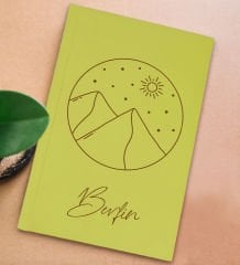 BK Gift Kişiye Özel İsimli Sert Kapaklı Sarı Lastikli Defter , Arkadaşa Hediye, Yeni İş Hediyesi, Doğum Günü Hediyesi-6