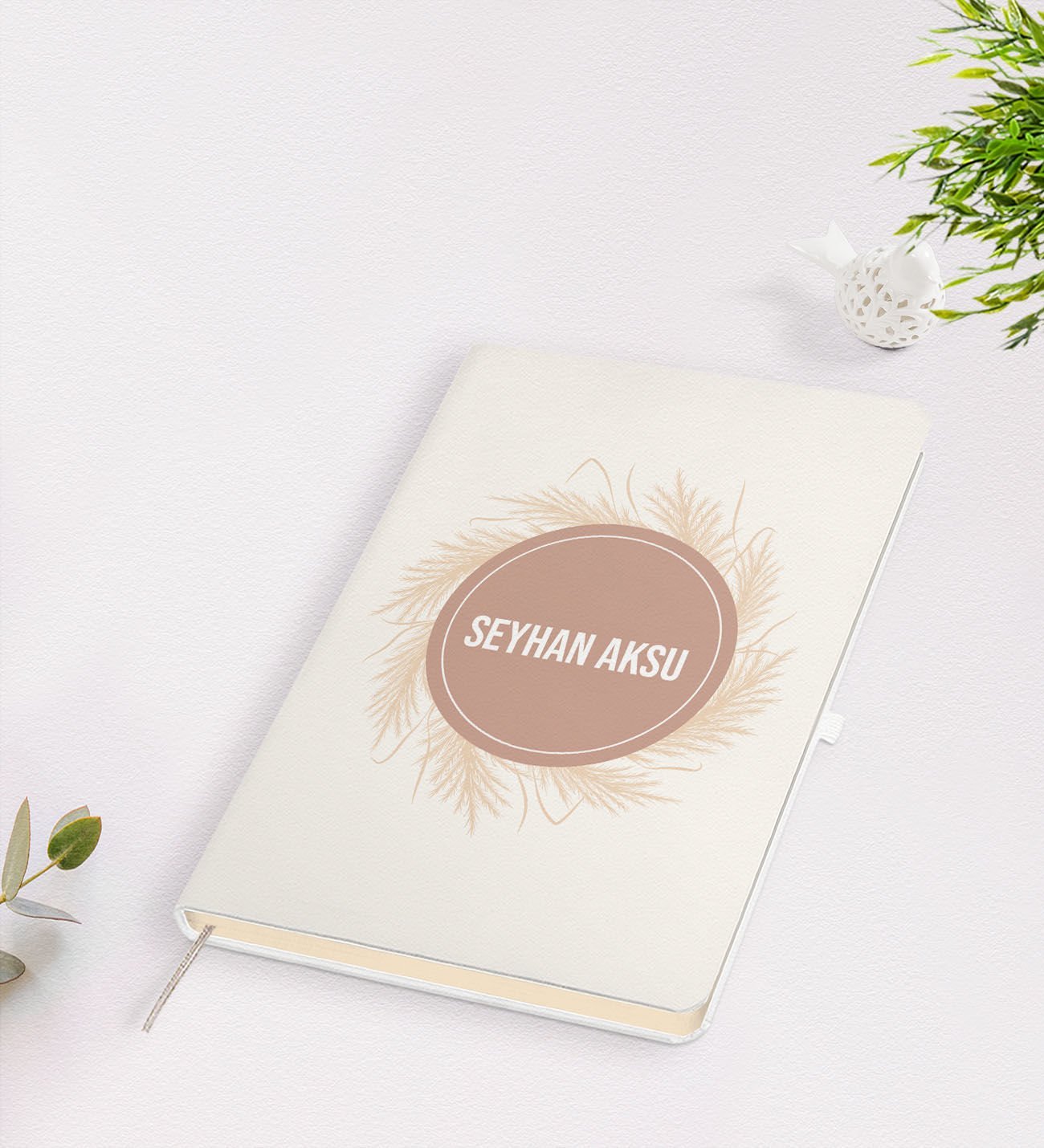 Kişiye Özel İsimli Beyaz Defter-50