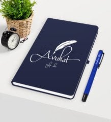 Kişiye Özel Avukat Temalı Lacivert Defter Kalem Seti - 6