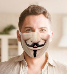 Salvador Dali Tasarımlı Yıkanabilir Maske