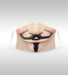 Salvador Dali Tasarımlı Yıkanabilir Maske