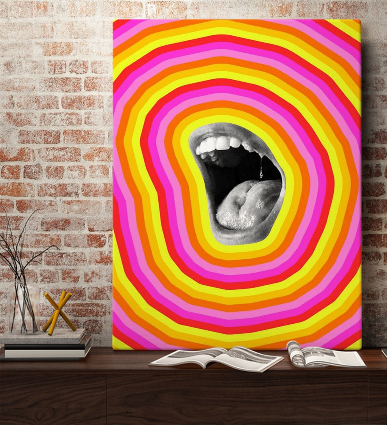 Bk Gift Fantastic Tasarımlı Kanvas Tablo-31 70X100CM Ev Dekorasyonu, Ev Hediyesi