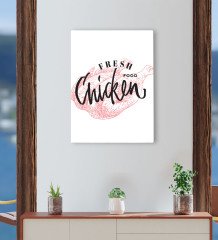 BK Gift Cafe & Bar & Restaurant Konseptli Kanvas Tablo 30x50cm-39