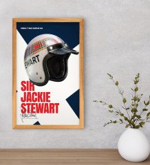 BK Gift Formula 1 Tasarımlı Dekoratif Retro Ahşap Çerçeveli Tablo-5
