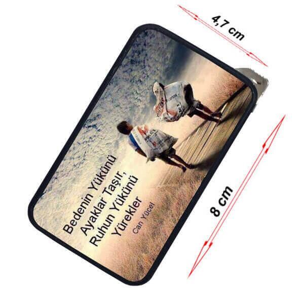 Sublimasyon Siyah XL Çakmak - Tek Taraflı