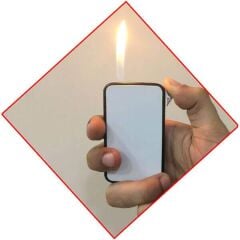 Sublimasyon Siyah XL Çakmak - Tek Taraflı