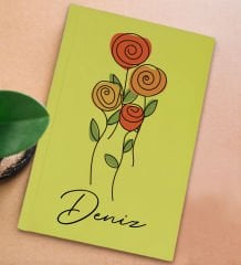 BK Gift Kişiye Özel İsimli Sert Kapaklı Sarı Lastikli Defter , Arkadaşa Hediye, Yeni İş Hediyesi, Doğum Günü Hediyesi-22
