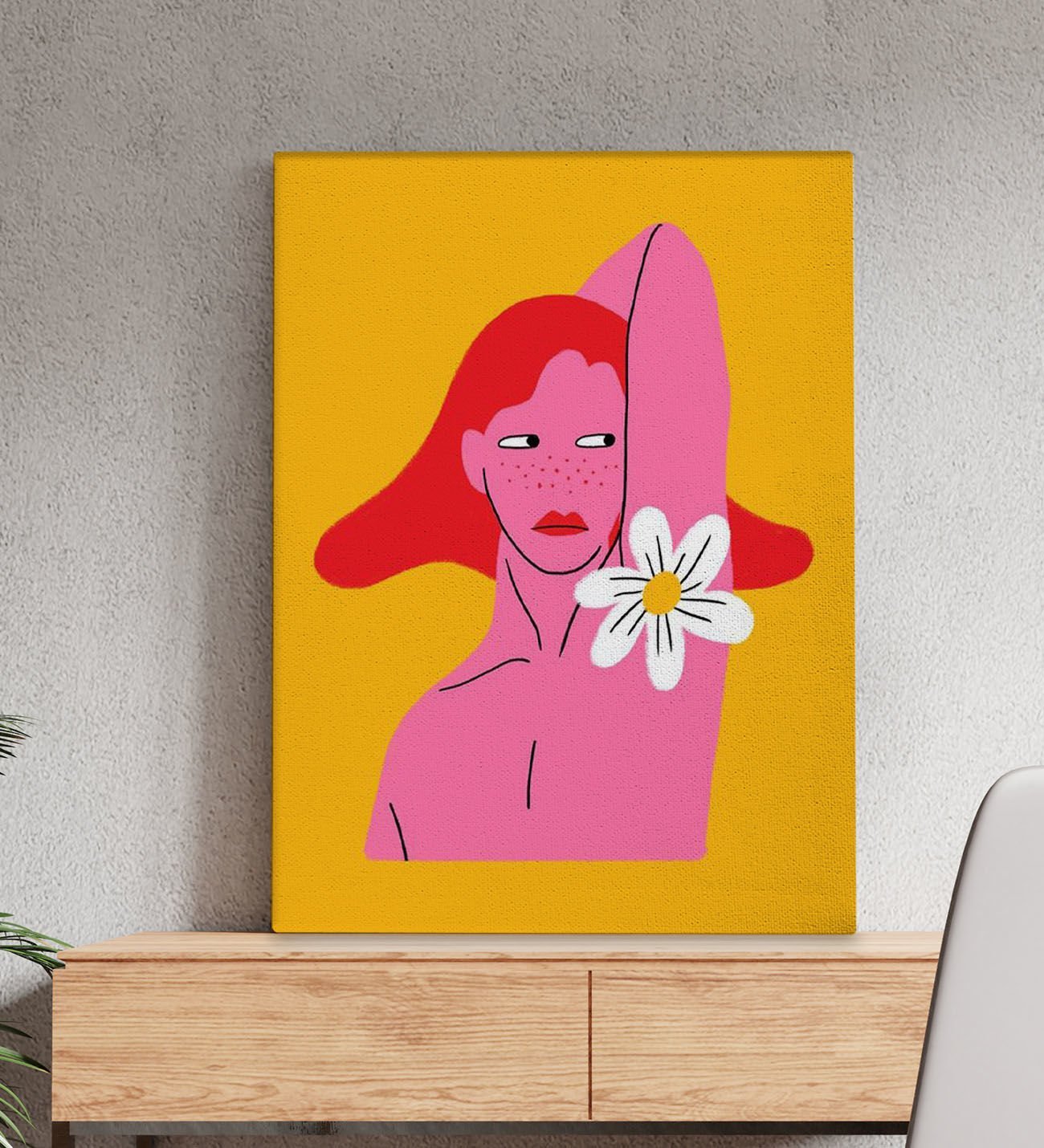 Bk Gift Fantastic Tasarımlı Kanvas Tablo-35 50X70CM Ev Dekorasyonu, Ev Hediyesi