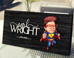 BK Gift Kişiye Özel Süper Çocuk Karikatürlü Kabartma Figürlü Ahşap Tablo, Duvar Dekoru, Arkadaşa Hediye, Özel Tasarım Ev Hediyesi-1