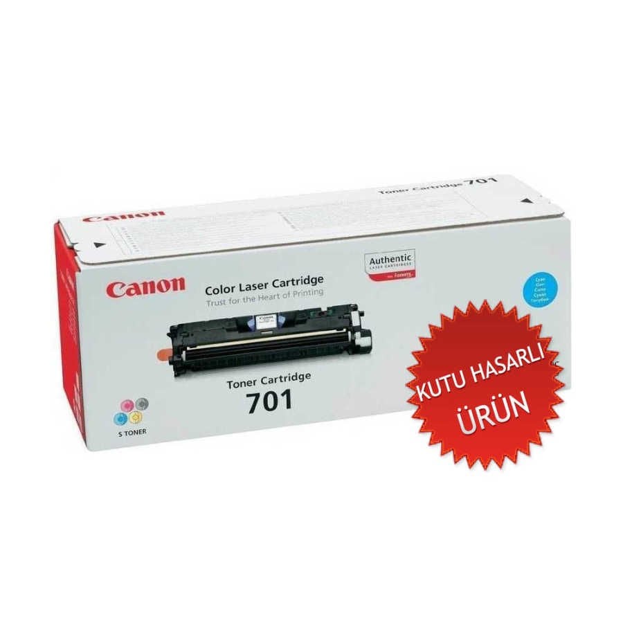 Canon CRG-701C Mavi Orjinal Toner - LBP5200 / MF8180 (C) (T9268)