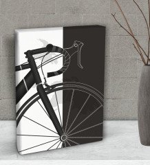BK Gift Bisiklet Tasarımlı Dekoratif Mini Kanvas Tablo 15x20cm-1