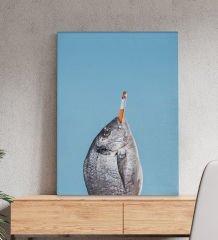 Bk Gift Fantastic Tasarımlı Kanvas Tablo-37 50X70CM Ev Dekorasyonu, Ev Hediyesi