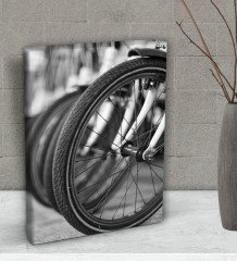 BK Gift Bisiklet Tasarımlı Dekoratif Mini Kanvas Tablo 15x20cm-4
