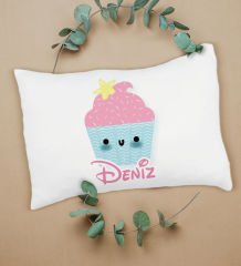 BK Kids Kişiye Özel İsimli Bebek Battaniye ve Yastık Hediye Seti, Yeni Doğan Bebek Hediyesi, Bebek Uyku Seti-2
