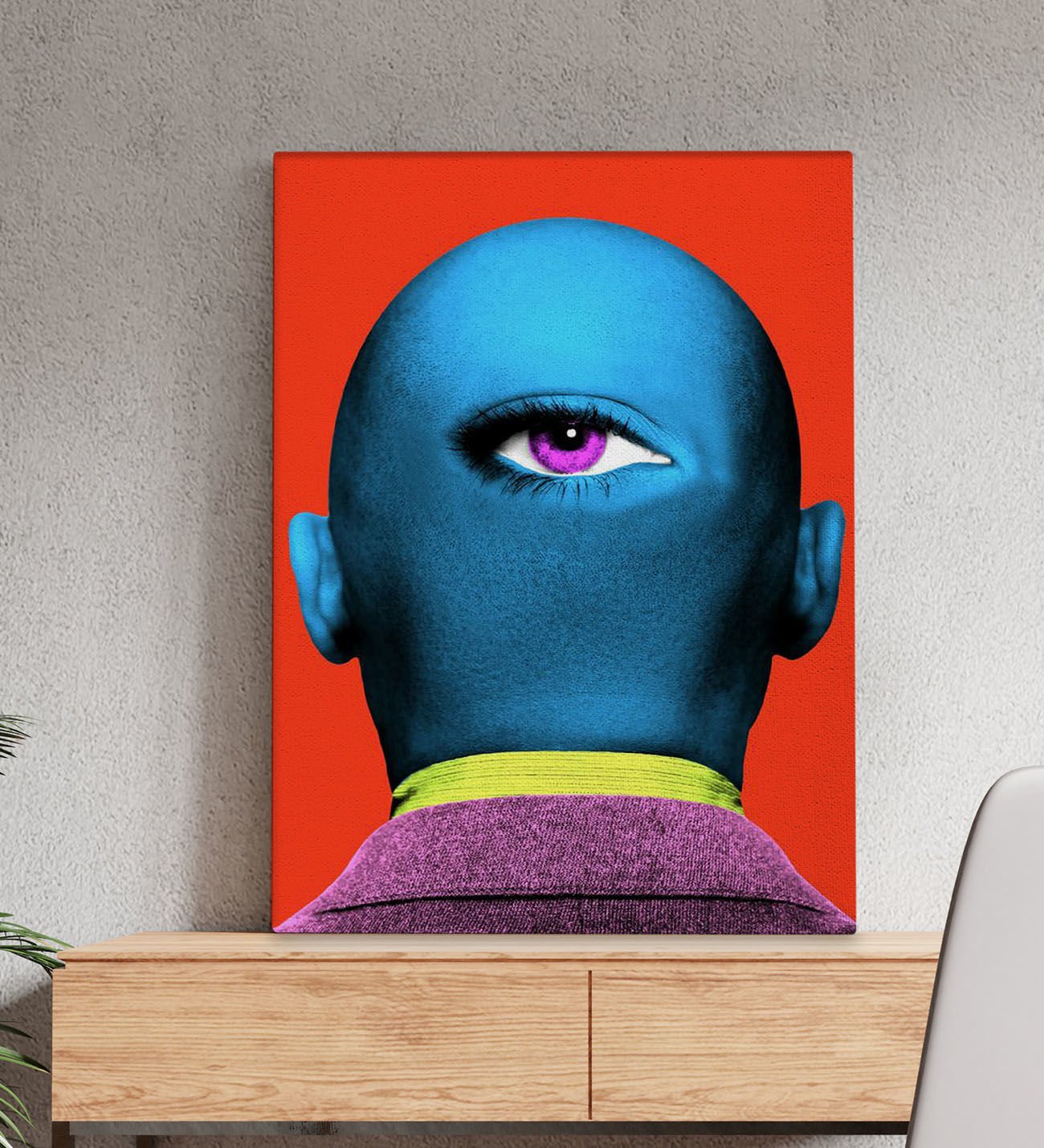 Bk Gift Fantastic Tasarımlı Kanvas Tablo-38 50X70CM Ev Dekorasyonu, Ev Hediyesi