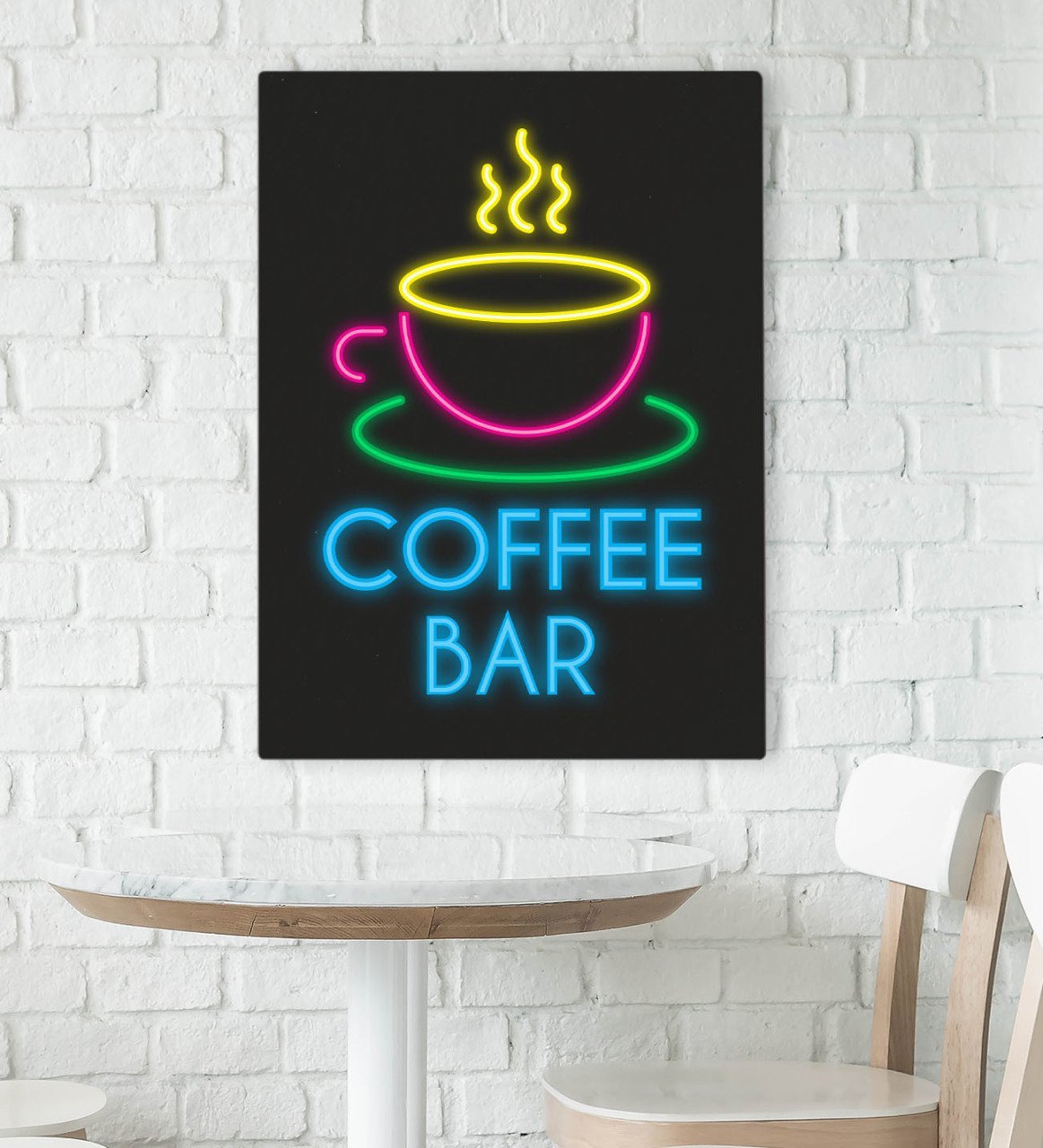 BK Gift Cafe & Bar & Restaurant Konseptli Kanvas Tablo 70x100cm-44