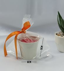 BK Gift Sevgililere Özel Baş Harfli İsimli 2’li Mini Metal Kovada Kokulu Mum-5, Sevgiliye Hediye, Sevgililer Günü