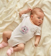 BK Kids Sevimli Kedi Tasarımlı Bebek Body Zıbın - Model 1