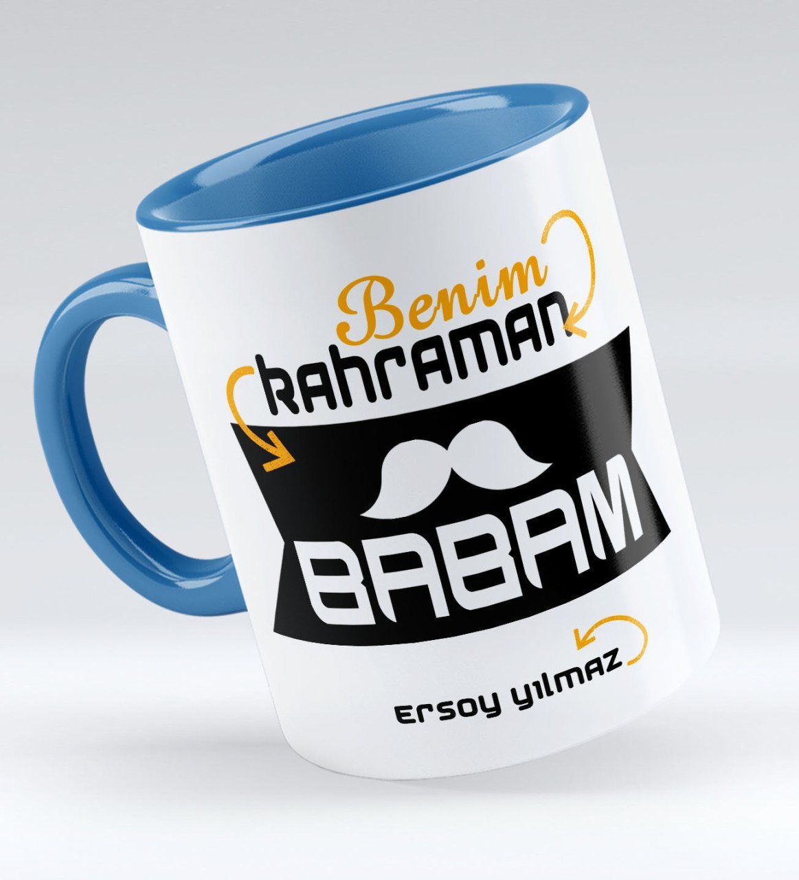 Babalar Gününe Özel Benim Kahraman Babam Kupa Bardak - 1
