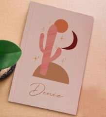BK Gift Kişiye Özel İsimli Sert Kapaklı Pudra Pembesi Lastikli Defter , Arkadaşa Hediye, Yeni İş Hediyesi, Doğum Günü Hediyesi-11