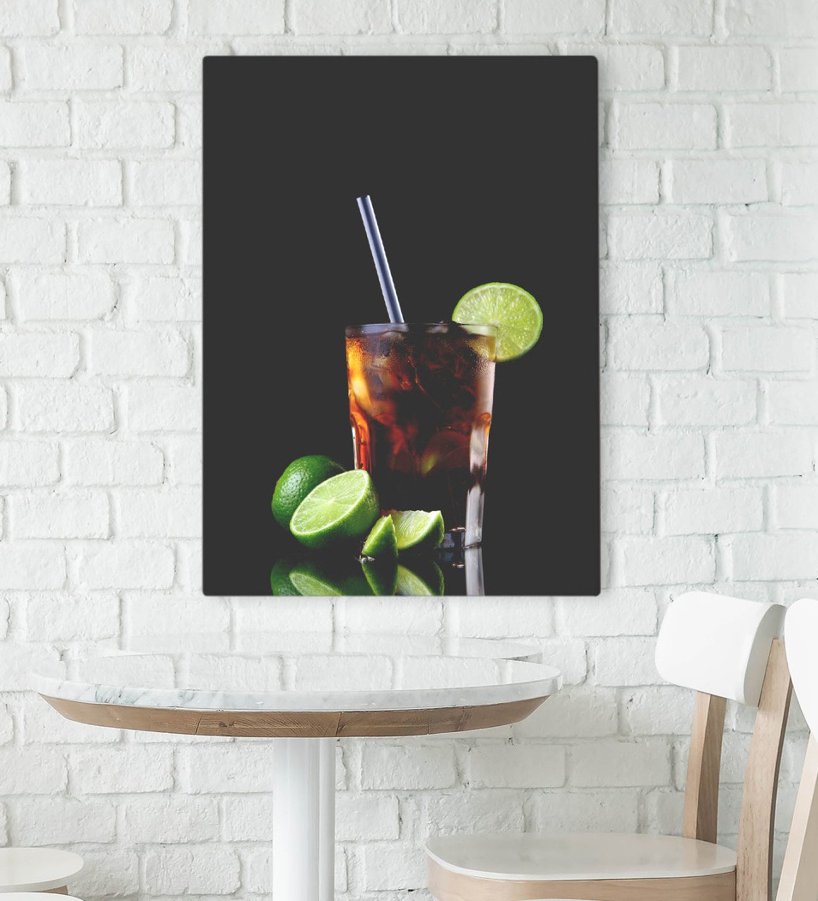 BK Gift Cafe & Bar & Restaurant Konseptli Kanvas Tablo 70x100cm-46