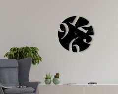 BK Home Dekoratif 45cm Ahşap Duvar Saati-38