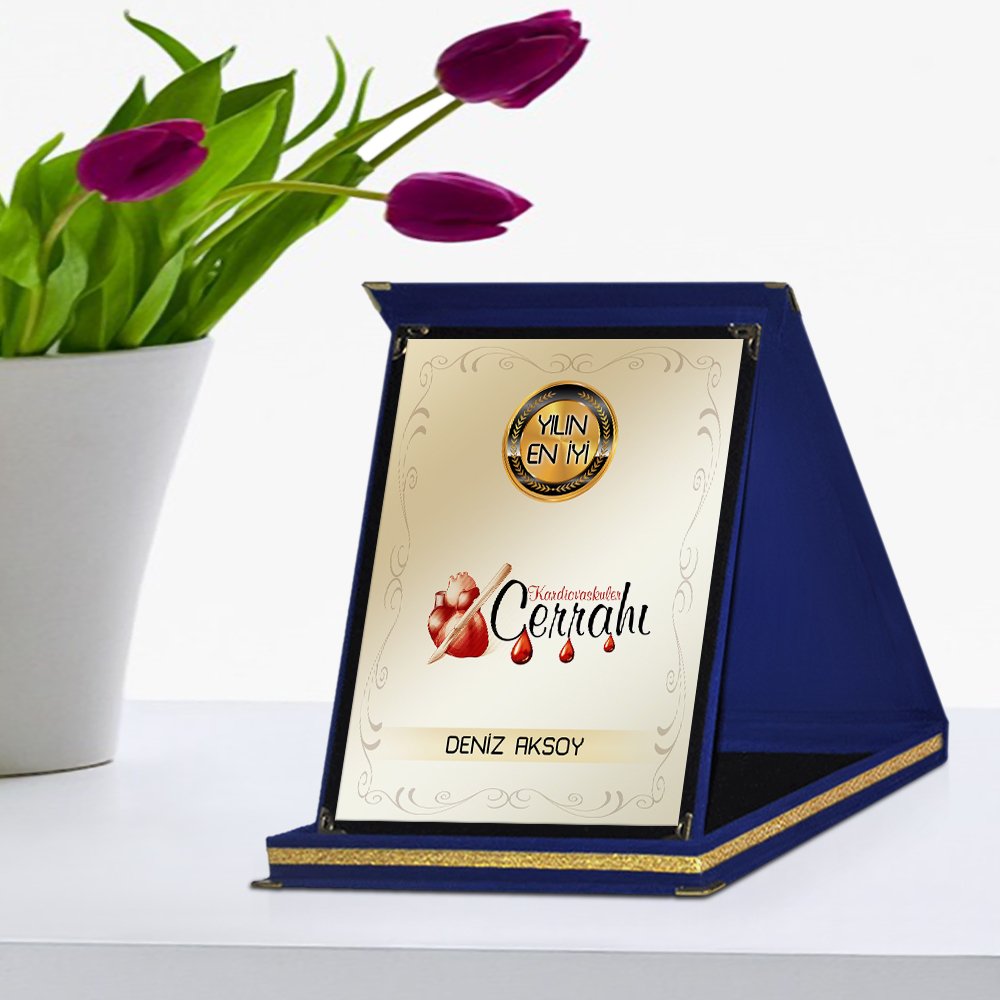 Kişiye Özel Yılın En İyi Kardiovaskuler Cerrahı Lacivert Plaket Ödülü - 2