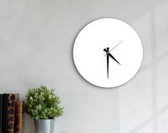 BK Home Dekoratif 45cm Ahşap Duvar Saati-39