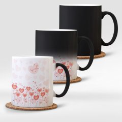 Kişiye Özel Sihirli Kupa Bardak (Sevgililer Günü Temalı-58)