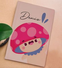 BK Gift Kişiye Özel İsimli Sert Kapaklı Pudra Pembesi Lastikli Defter , Arkadaşa Hediye, Yeni İş Hediyesi, Doğum Günü Hediyesi-17