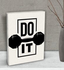 BK Gift Do It Tasarımlı Dekoratif Mini Kanvas Tablo 15x20cm-1