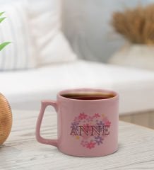 BK Gift Anneler Günü Tasarımlı Pastel Pembe Middle Kupa Bardak, Anneye Hediye, Ev Hediyesi, Anneler Günü Hediyesi, Ofis Hediyesi-3