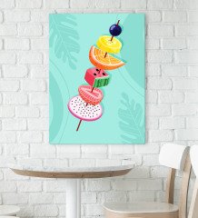 BK Gift Cafe & Bar & Restaurant Konseptli Kanvas Tablo 70x100cm-48
