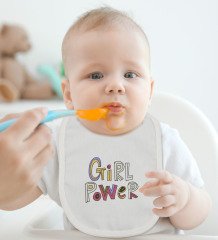 BK Kids Fun Tasarımlı Bebek Body Zıbın ve Mama Önlüğü Hediye Seti - Model 1