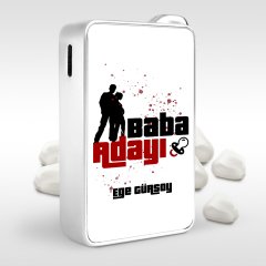 Kişiye Özel Baba Adayı Tasarımlı Metal Çakmak - 1